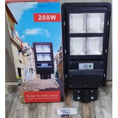 Solarne svetlo LED lampa 200W + diaľkový ovládač